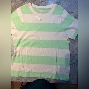 Madewell tshirt, rugby stripe, new with tags